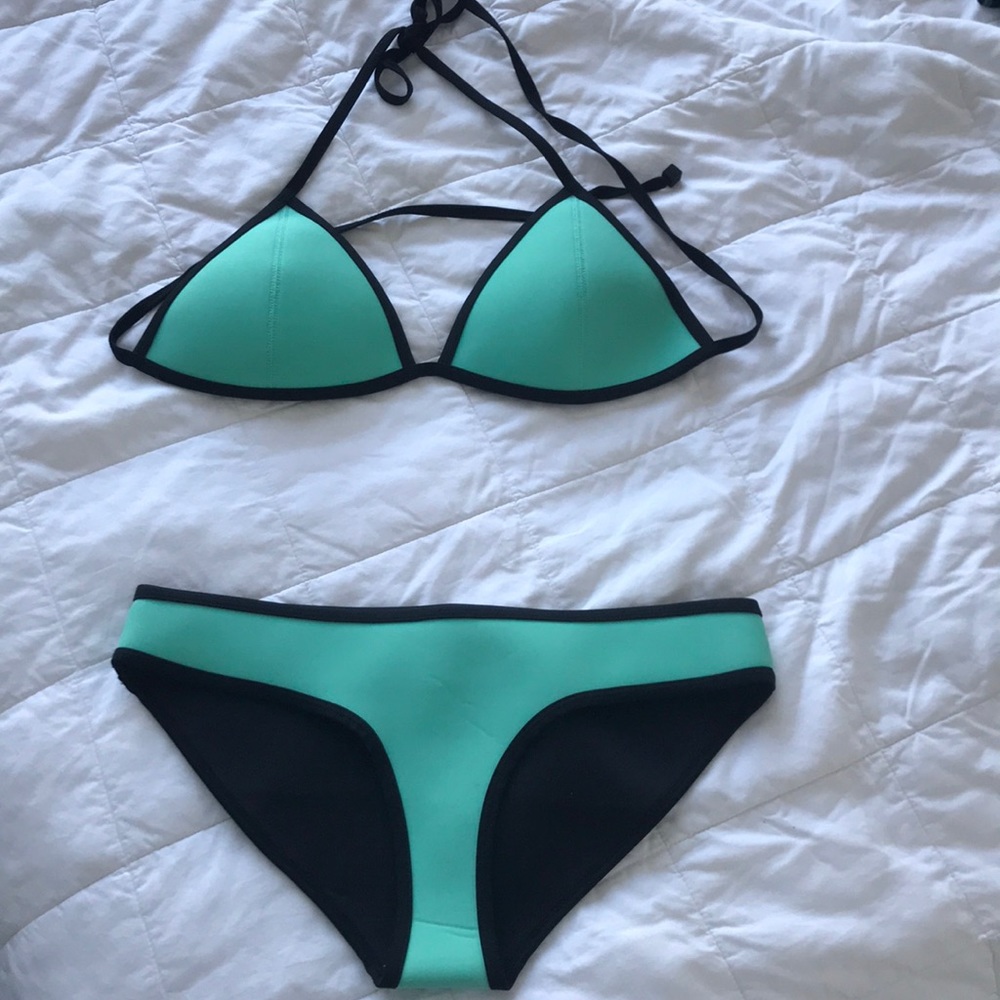 Teal TRIANGL two piece